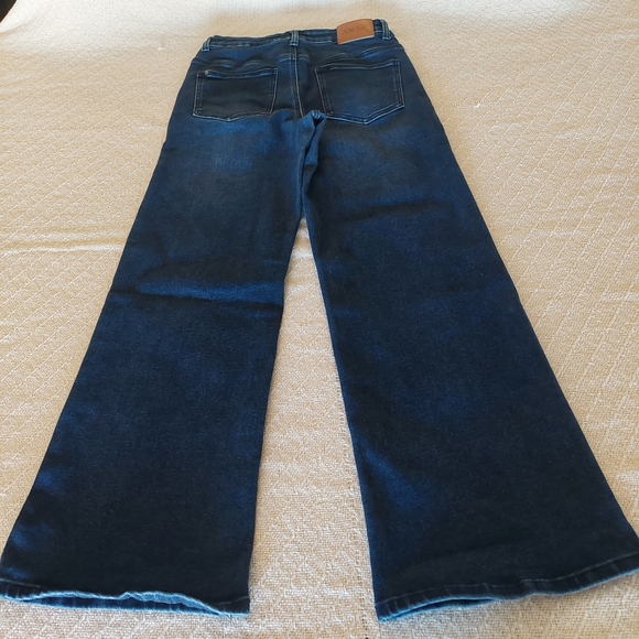 Dark Indigo Women's Flare Jeans - Picture 5 of 5